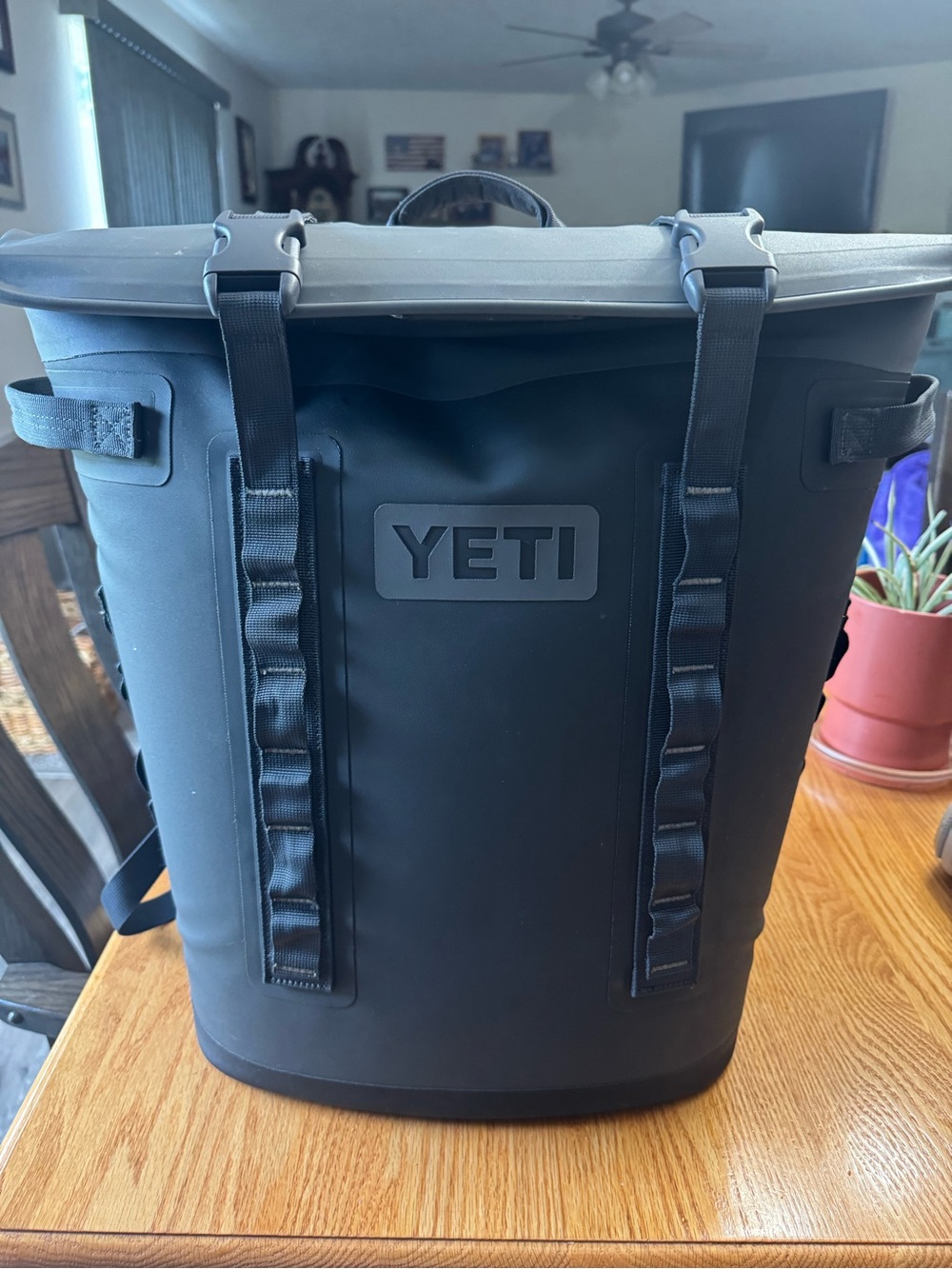 Yeti Black Waterproof Soft Cooler Backpack
